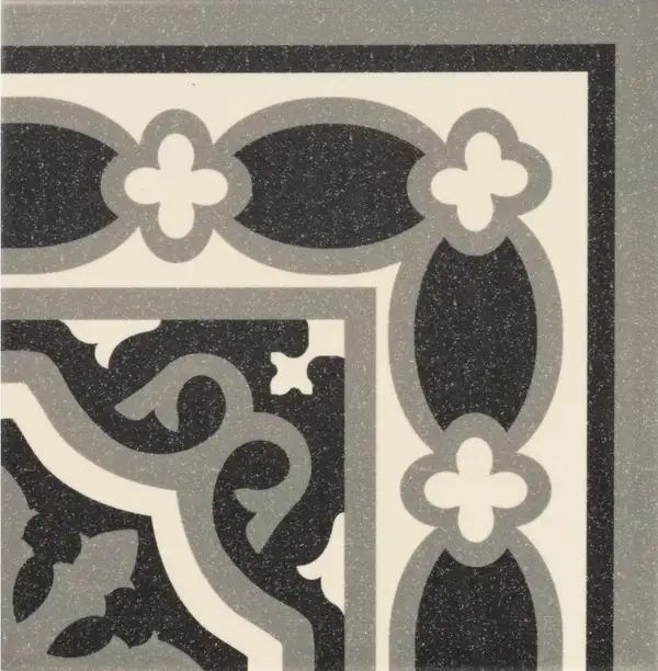 Плитка керамогранітна Esquina Florentine Black 200x200x9 Mainzu (PT01977)
