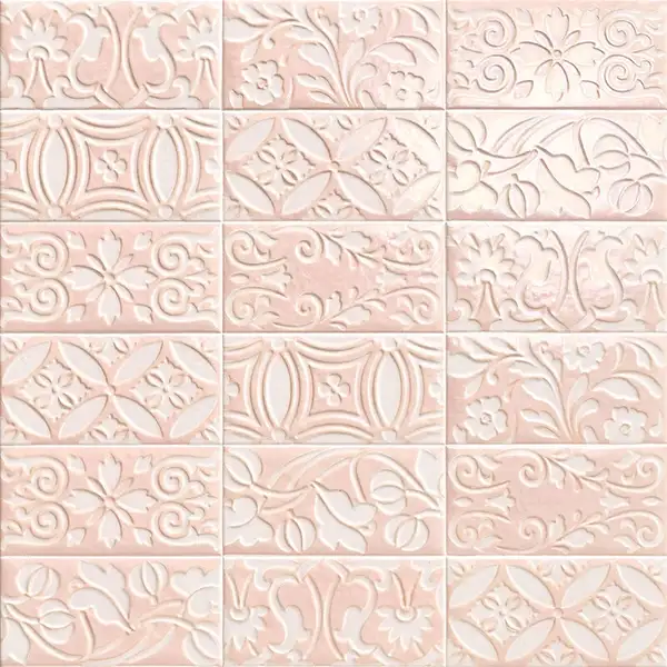 Плитка стінова Velvet Deco Pink 100x200 Mainzu (PT02898)