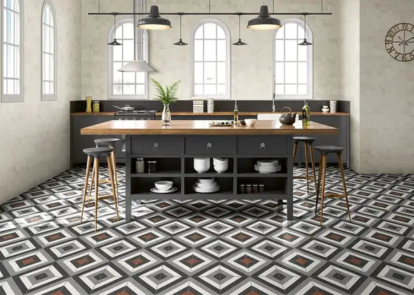Плитка керамогранітна Dublin Black 200x200 Mainzu (PT02949)