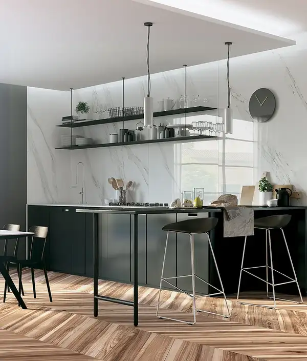 Плитка керамогранітна JW 02 Calacatta Reale LUC SQ 1200x2400x9 Mirage (SI90)