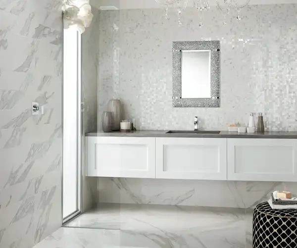 Плитка керамогранітна JW 02 Calacatta Reale LUC 600x600x9 Mirage (TV46)