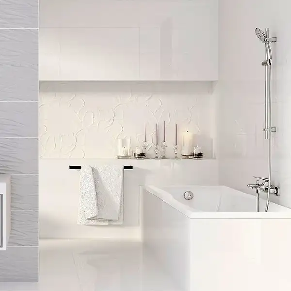 Плитка стінова Structure Pattern White Flower STR 250x750x10 Opoczno (TWZZ1041011687) Плитка стінова Structure Pattern White Flower STR 250x750x10 Opoczno (TWZZ1041011687)
