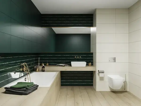 Плитка стінова Porcelano Green Ondulato 98x298x8,4 Paradyz (S-O-098X298-1-PORC.GN) Плитка стінова Porcelano Green Ondulato 98x298x8,4 Paradyz (S-O-098X298-1-PORC.GN)