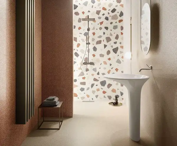 Плитка керамогранітна CSANDPLL90 Newdeco Palladian Light LEV POL 900x900x10 Sant'agostino