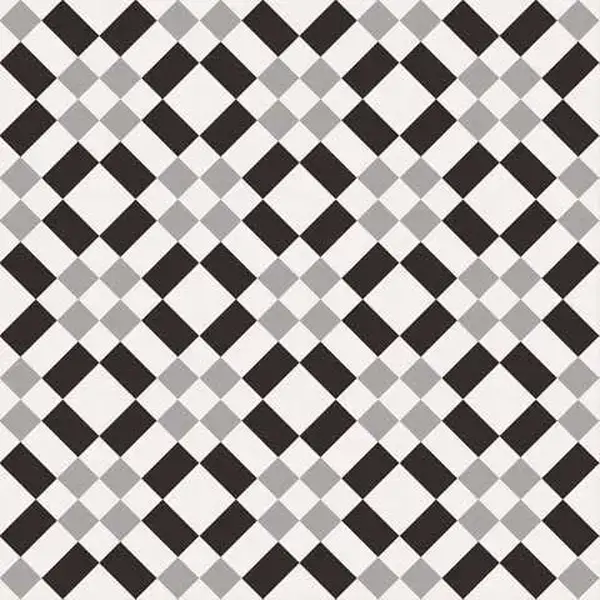 Плитка керамогранітна CSAPBW0220 Patchwork B&W 02 200x200x10 Sant'agostino
