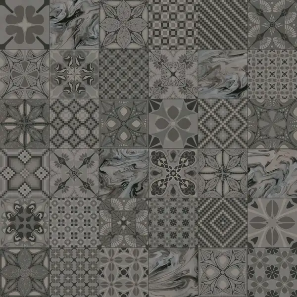 Плитка керамогранітна 1900 Tassel Grafito 200x200x8 Vives (11L2) Плитка керамогранітна 1900 Tassel Grafito 200x200x8 Vives (11L2)