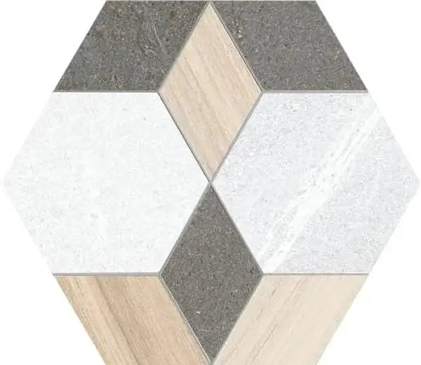 Плитка керамогранітна Hexagono Mayeix Multicolor 230x266x9 Vives (46EN) Плитка керамогранітна Hexagono Mayeix Multicolor 230x266x9 Vives (46EN)