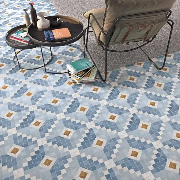Плитка керамогранітна Seine Marly-R Azul RECT 200x200x8 Vives (4FAC) Плитка керамогранітна Seine Marly-R Azul RECT 200x200x8 Vives (4FAC)