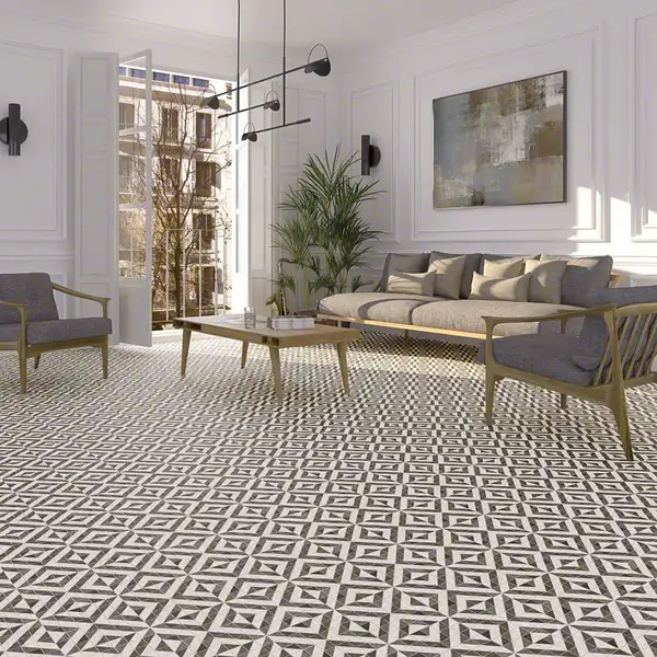 Плитка керамогранітна Seine Sevres-R Grafito RECT 200x200x8 Vives (4FAL) Плитка керамогранітна Seine Sevres-R Grafito RECT 200x200x8 Vives (4FAL)