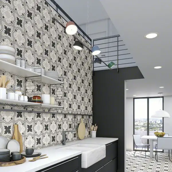Плитка керамогранітна Bucareli-R Gris RECT 200x200x8 Vives (4FAS) Плитка керамогранітна Bucareli-R Gris RECT 200x200x8 Vives (4FAS)