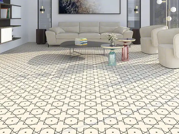 Плитка керамогранітна Eliseos-R Blanco RECT 200x200x8,5 Vives (4FAV)