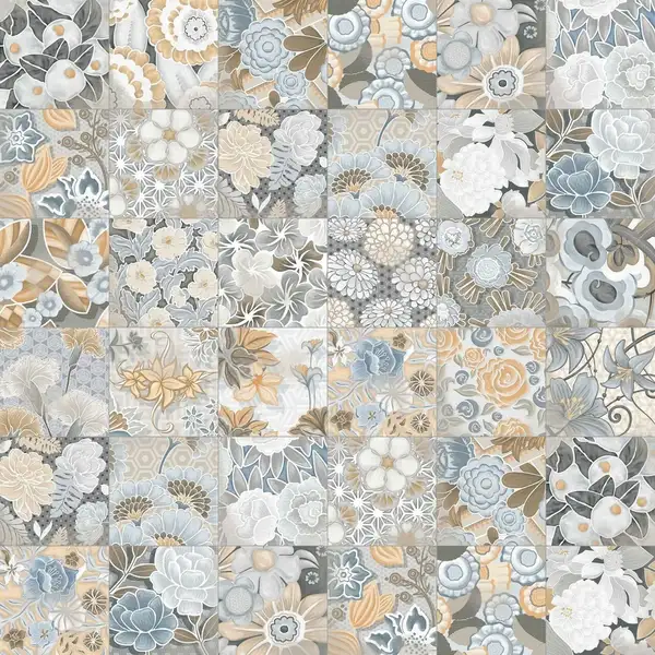 Плитка керамогранітна Vodevil Flore Gris 200x200x8 Vives (4P03) Плитка керамогранітна Vodevil Flore Gris 200x200x8 Vives (4P03)