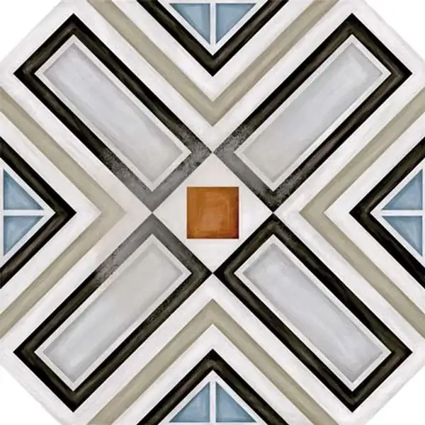 Плитка керамогранітна Octogono Ritter Multicolor 200x200x8 Vives (4P32) Плитка керамогранітна Octogono Ritter Multicolor 200x200x8 Vives (4P32)