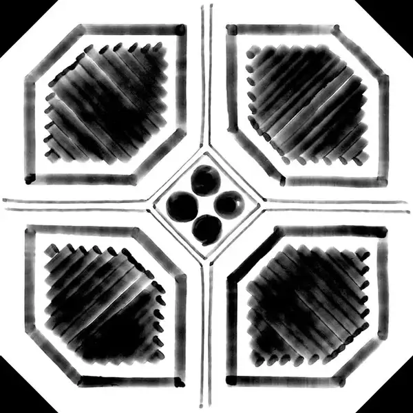 Плитка керамогранітна Octogono Variette Sombra 200x200x8 Vives (4P34) Плитка керамогранітна Octogono Variette Sombra 200x200x8 Vives (4P34)