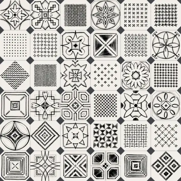 Плитка керамогранітна Octogono Variette Sombra 200x200x8 Vives (4P34) Плитка керамогранітна Octogono Variette Sombra 200x200x8 Vives (4P34)