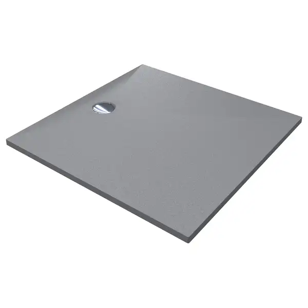 MIRAGGIO Душевой поддон BRUGGE 900 GRAY из кварцевого песка (0000456)