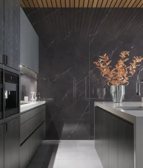 Плитка підлогова Marquina Black POL 162x324x0,56 код 3902 Cerrad (5902510803902)