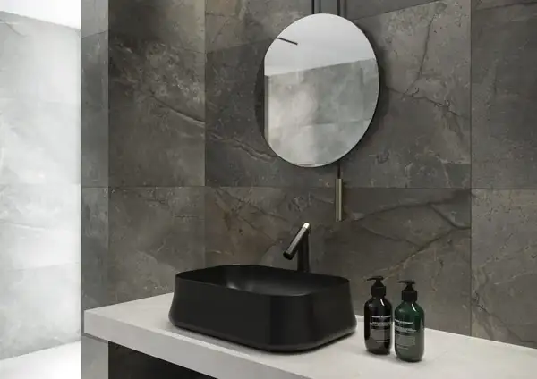 Плитка підлогова Masterstone Graphite Decor Waves RECT 29,7x119,7x0,8 код 5074 Cerrad (5903313315074)