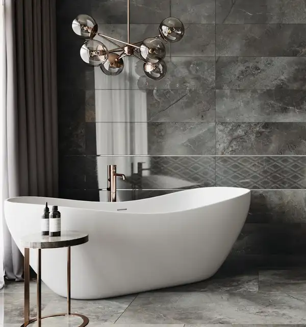 Плитка підлогова Masterstone Graphite Decor Geo RECT 29,7x119,7x0,8 код 5081 Cerrad (5903313315081)