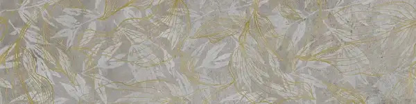 Плитка підлогова Softcement Silver Decor Flower RECT 29,7x119,7x0,8 код 5159 Cerrad (5903313315159)