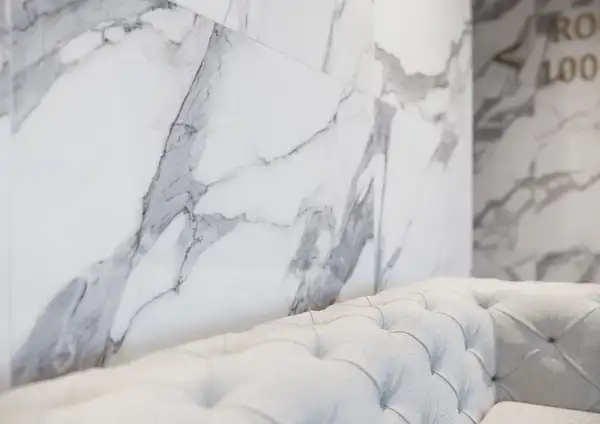 Плитка підлогова Calacatta White SATYNA 119,7x119,7x0,8 код 7207 Cerrad (5903313317207)
