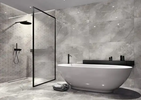 Плитка підлогова Masterstone Silver Decor Geo POL 29,7x119,7x0,8 код 7337 Cerrad (5903313317337)