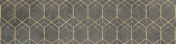 Плитка підлогова Softcement Graphite Decor Geo POL 29,7x119,7x0,8 код 7498 Cerrad (5903313317498)