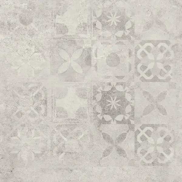 Плитка підлогова Softcement White Decor Patchwork RECT 59,7x59,7x0,8 код 8006 Cerrad (5903313318006)
