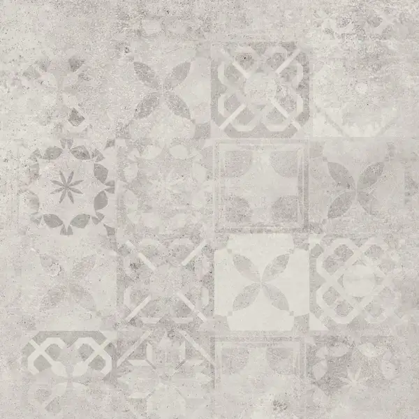 Плитка підлогова Softcement White Decor Patchwork POL 59,7x59,7x0,8 код 8068 Cerrad (5903313318068)