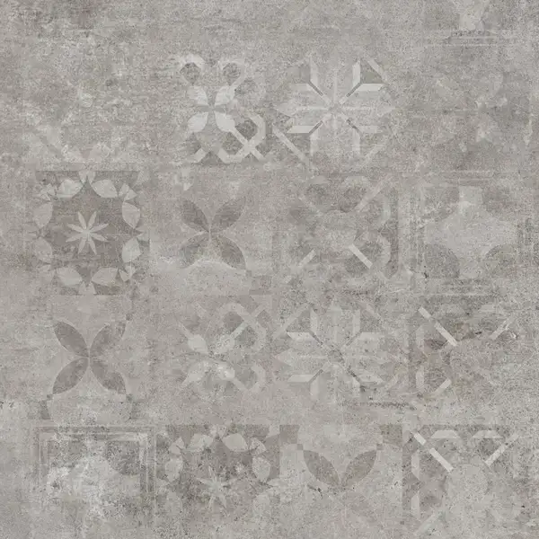 Плитка підлогова Softcement Silver Decor Patchwork POL 59,7x59,7x0,8 код 8082 Cerrad (5903313318082)