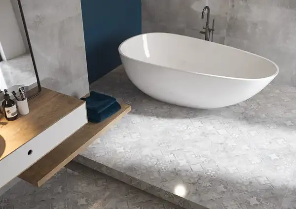 Плитка підлогова Softcement Silver Decor Patchwork POL 59,7x59,7x0,8 код 8082 Cerrad (5903313318082)