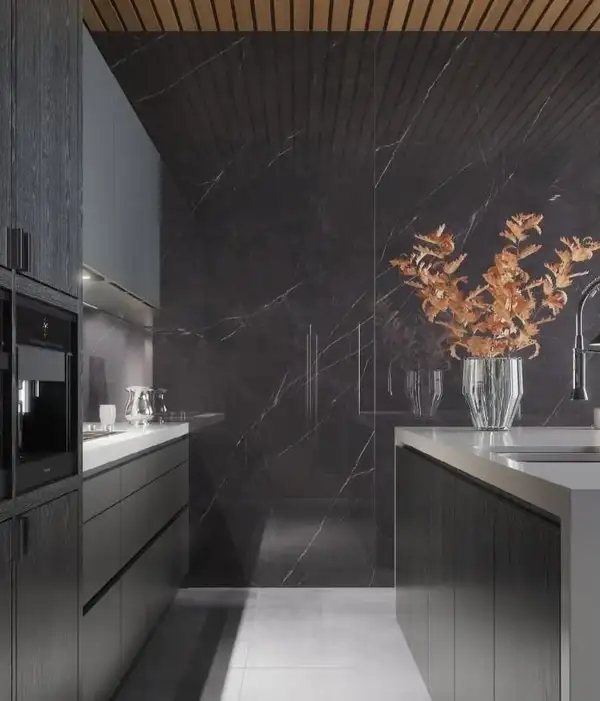 Плитка підлогова Marquina Nero POL 119,7x279,7x0,6 код 7541 Cerrad (5903313327541)