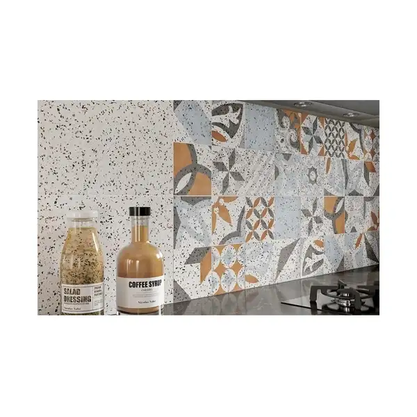 Cersanit Henley Flake Pattern Плитка напольная, серый узор (TGGZ1044427830)