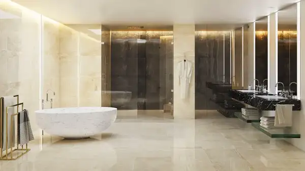 Плитка підлогова Golden Beige Світло-бежевий POL 59,7x59,7 код 6110 Nowa Gala (P-P-GB03-60X060-095-1-1)
