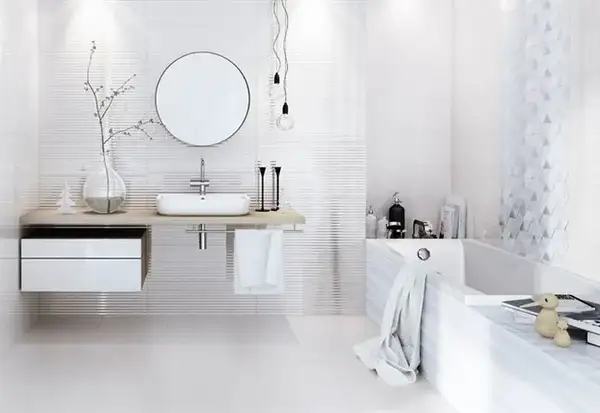 OPOCZNO Плитка підлогова Stripes White 42x42 код 0715 Опочно (TGGZ1018091892)