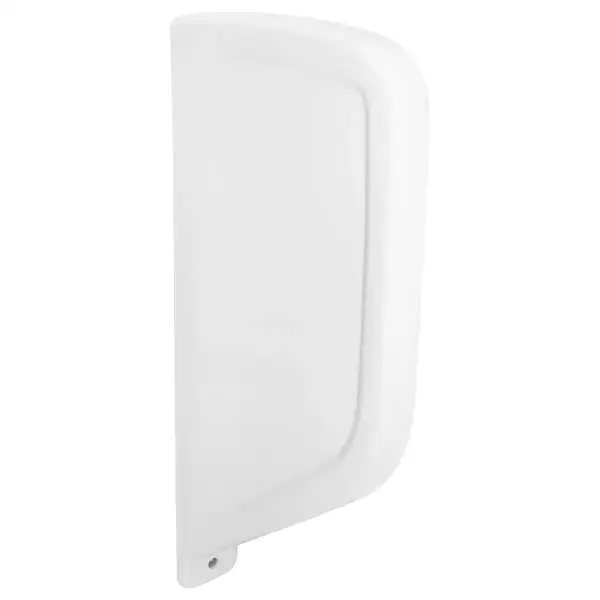 Qtap Crow Перегородка для писсуара, белая (QT0588HDUV001W)