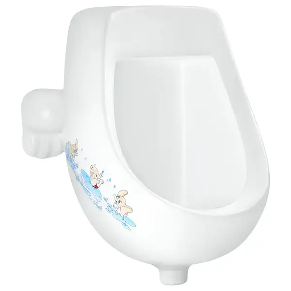 Qtap Baby Подвесной писсуар, белый с рисунком (QT2388U460EWD) Qtap Baby Подвесной писсуар, белый с рисунком (QT2388U460EWD)