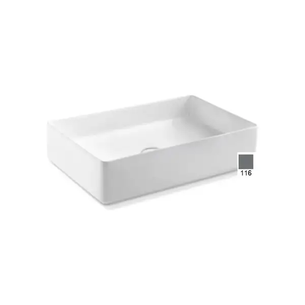 AeT FLY RECTANGULAR L620 Умивальник, Matt Grey (L620T0R0V0116)