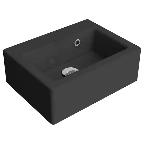 Раковина подвесная Flaminia Acquagrande 38,5 х 29 х h14 см, цвет - чёрный глянцевый 5088 Nero Раковина подвесная Flaminia Acquagrande 38,5 х 29 х h14 см, цвет - чёрный глянцевый 5088 Nero