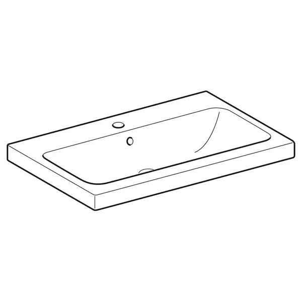 Geberit iCon Light Раковина накладна, альпійський білий (501.848.JT.1) Geberit iCon Light Раковина накладна, альпійський білий (501.848.JT.1)