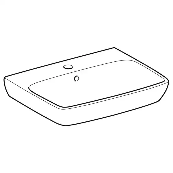Раковина Geberit One 105 х 48 см (білий глянцевий)  505.015.00.1