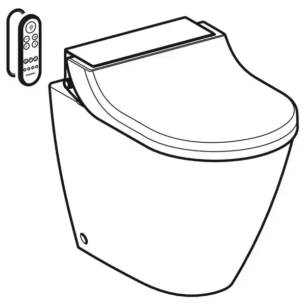 Раковина Geberit One 105 х 48 см (білий глянцевий)  505.015.00.1