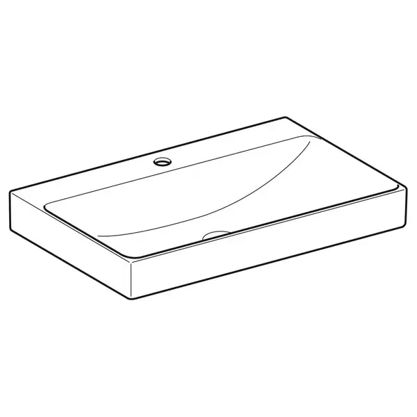 Раковина Geberit One 75 х 48 см 505.020.01.2 Раковина Geberit One 75 х 48 см 505.020.01.2