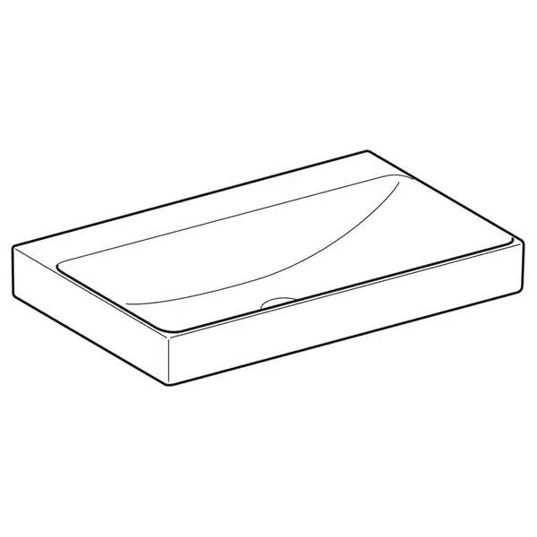 Раковина Geberit One 75 х 48 см 505.021.01.2 Раковина Geberit One 75 х 48 см 505.021.01.2