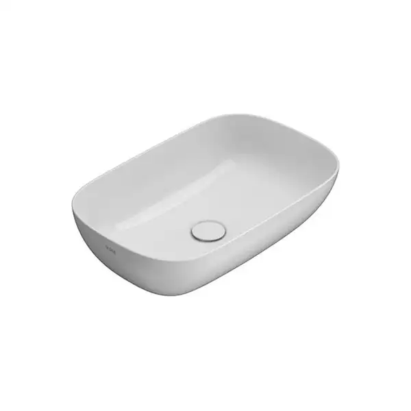 Умивальник на стільницю Globo T-Edge 60x38 см, білий матовий (B6R60BO) Умивальник на стільницю Globo T-Edge 60x38 см, білий матовий (B6R60BO)