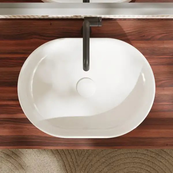 Раковина накладна на стільницю 40х55 см (покриття SmartClean) Hansgrohe Xuniva U 61073450 Раковина накладна на стільницю 40х55 см (покриття SmartClean) Hansgrohe Xuniva U 61073450