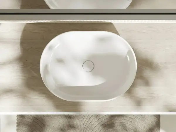 Раковина накладна на стільницю 40х55 см (покриття SmartClean) Hansgrohe Xuniva U 61073450 Раковина накладна на стільницю 40х55 см (покриття SmartClean) Hansgrohe Xuniva U 61073450