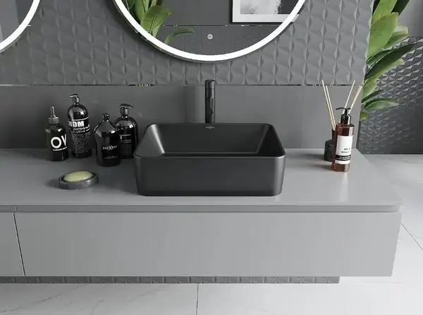 Умывальник (раковина) MEXEN CATIA BLACK MATT (MEX-21314885)