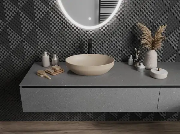 Умывальник (раковина) MEXEN CORNELIA CAPPUCCINO MAT накладной (MEX-21885064)