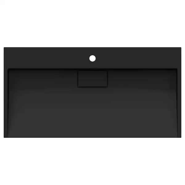 Умывальник (раковина) MEXEN AVA 90 BLACK MATT 1/O накладной подвесной (MEX-23019071)